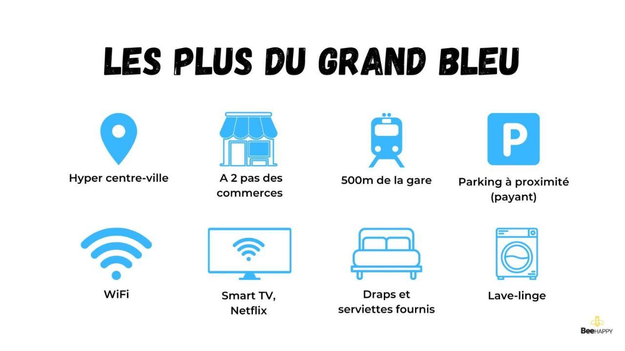 Le Grand Bleu De Bergerac Lägenhet Exteriör bild